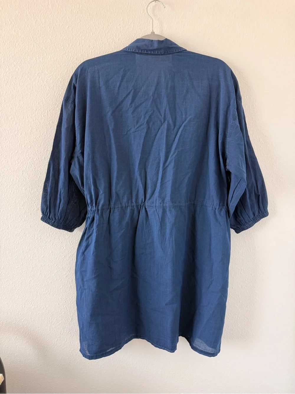 J.Crew Indigo Cotton Shirt Dress - Size XS (Oversized fit)